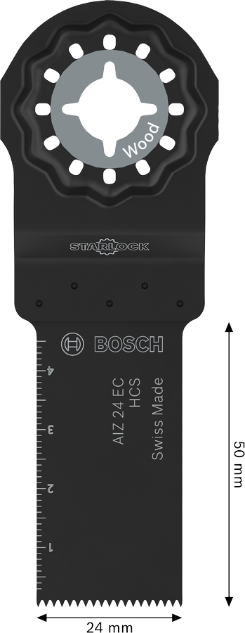 Bosch puidulõikeketas AIZ 24 EC Starlock, 24x50 mm.